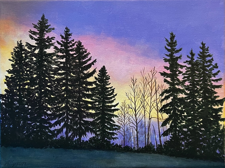 Dawn over Burnaby Mountain