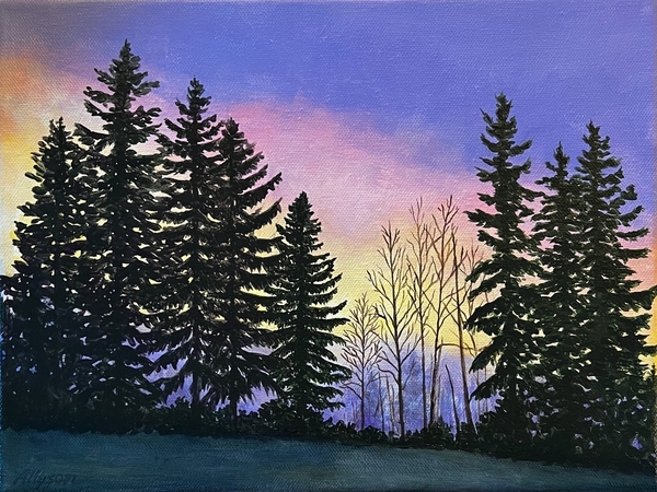 Dawn over Burnaby Mountain